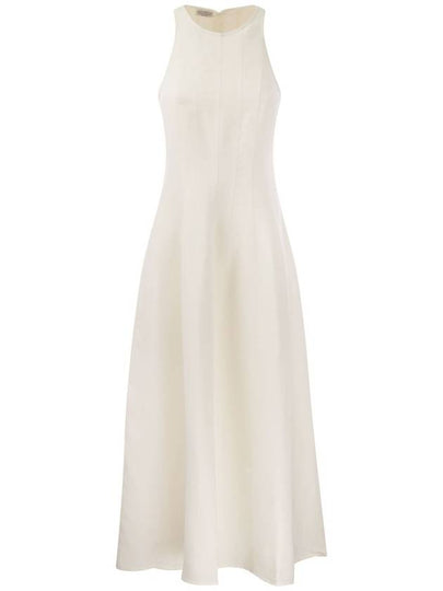 Pleated Sleeveless Maxi Dress MH126A5171C600 - BRUNELLO CUCINELLI - BALAAN 2