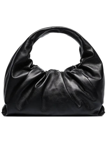 The Shoulder Pouch Bag Black - BOTTEGA VENETA - BALAAN 1