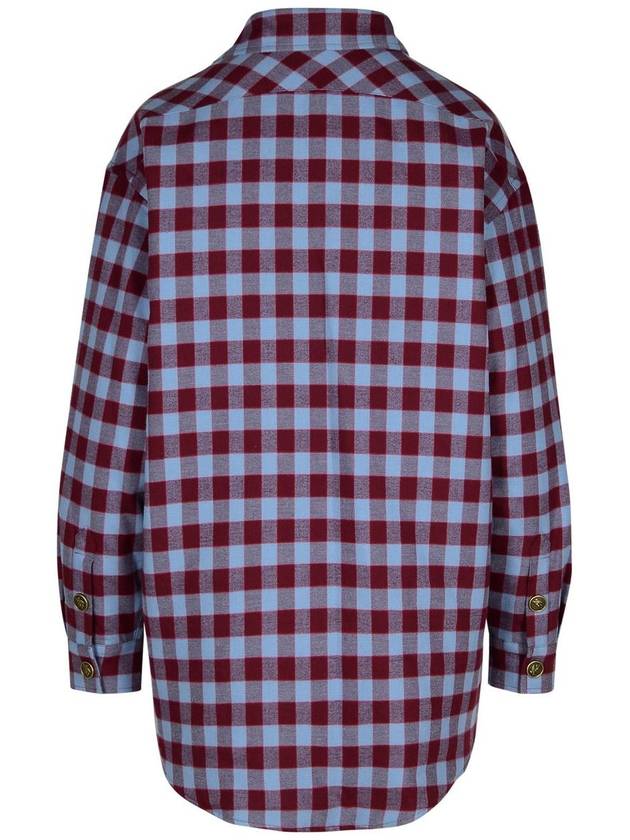 Etro 'Check' Multicolor Cotton Shirt - ETRO - BALAAN 3