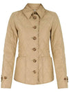 Diamond Quilted Thermoregulated Jacket New Chino Beige - BURBERRY - BALAAN 2