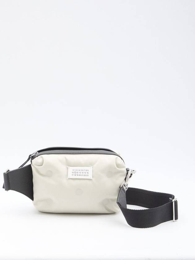 Leather Glam Slam Logo Patch Sports Belt Bag Grey - MAISON MARGIELA - BALAAN 2