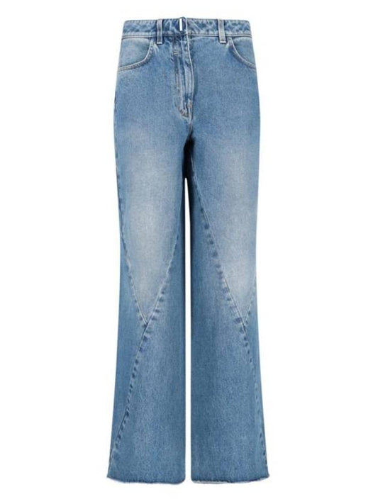 Denim Straight Pants BW51375Y86420 BLUE - GIVENCHY - BALAAN 1