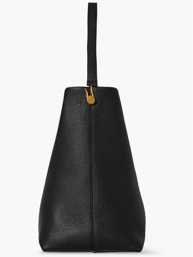 NS Tote Hook Leather Medium Black - THE ROW - BALAAN 3