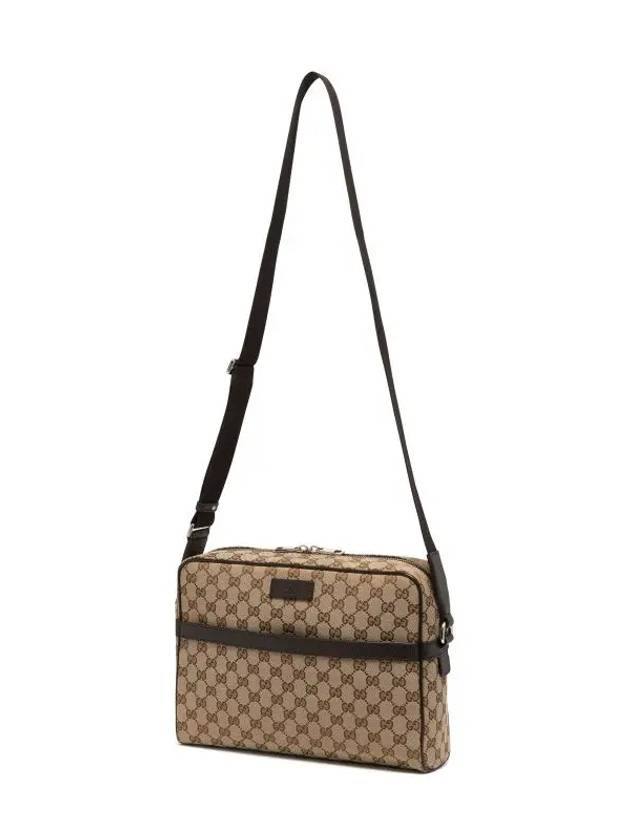 GG Monogram Canvas Messenger Bag Beige - GUCCI - BALAAN 5