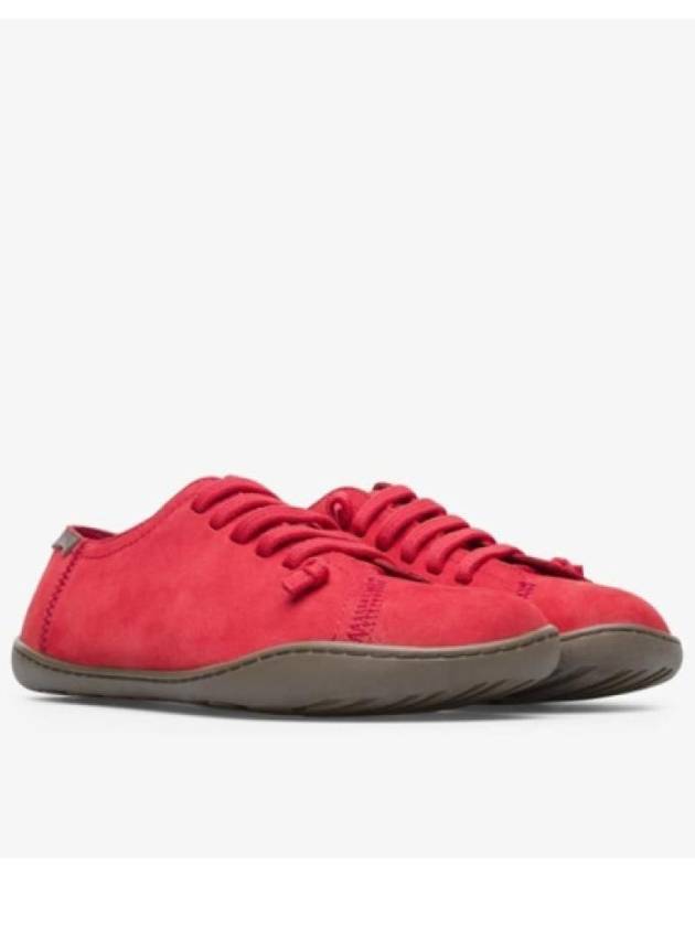 Peu Leather Low Top Sneakers Red - CAMPER - BALAAN 3