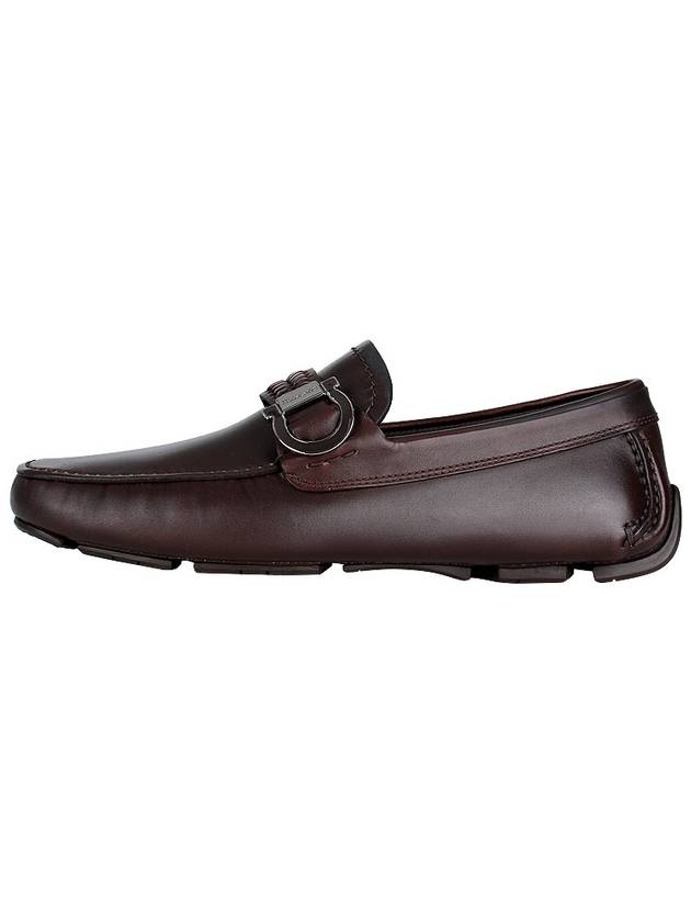 Gancini Ornament Driving Shoes Brown - SALVATORE FERRAGAMO - BALAAN 4