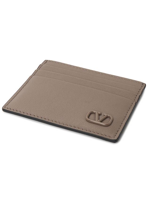 V logo signature men's card wallet P0S49ZQU 416 - VALENTINO - BALAAN 3