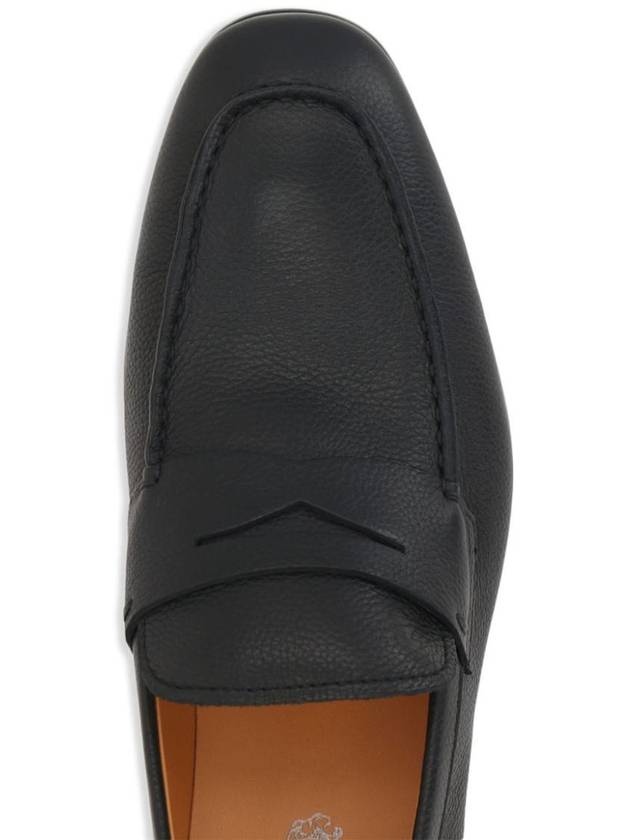 Tod'S Grained Leather Penny Loafers Shoes - TOD'S - BALAAN 3