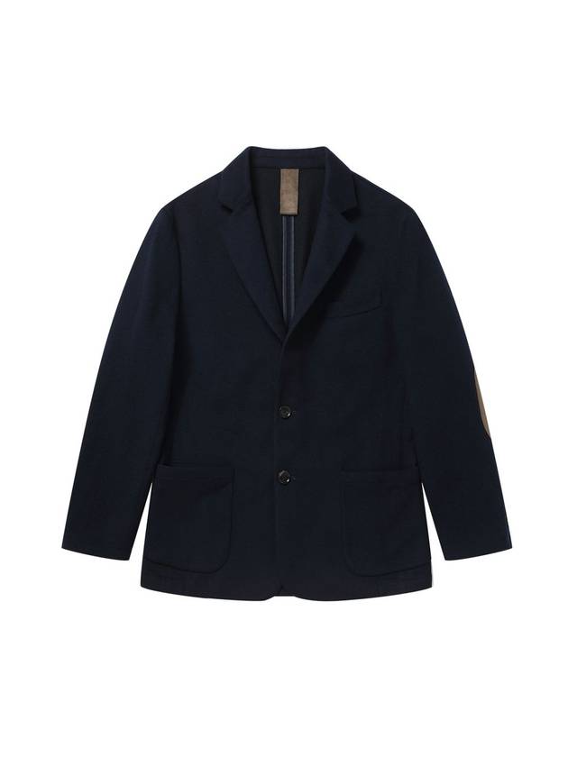 Cashmere Blended Two Button Jacket Navy - SOLEW - BALAAN 1