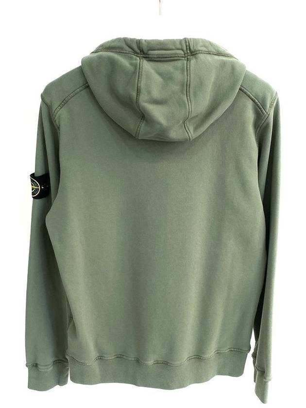 Stone Island Waffen Patch Khaki Hooded Sweatshirt 721564151 - STONE ISLAND - BALAAN 5