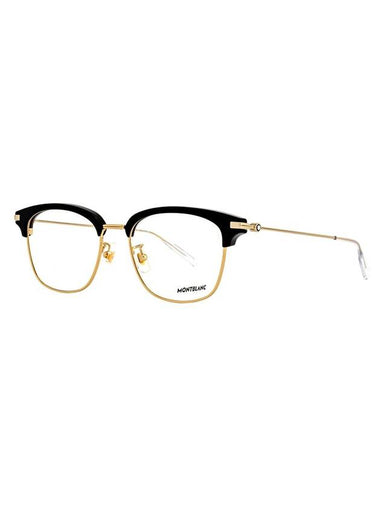 Eyewear Gold Frame Asian Fit Glasses Black Gold - MONTBLANC - BALAAN 1