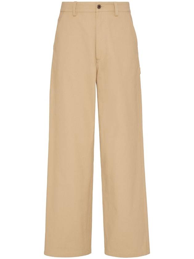 Valentino Garavani Trousers Beige - VALENTINO - BALAAN 1