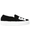 Fur Slip-ons Ever Black - JOSHUA SANDERS - BALAAN 1