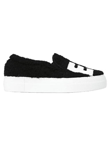 Fur Slip-ons Ever Black - JOSHUA SANDERS - BALAAN 1