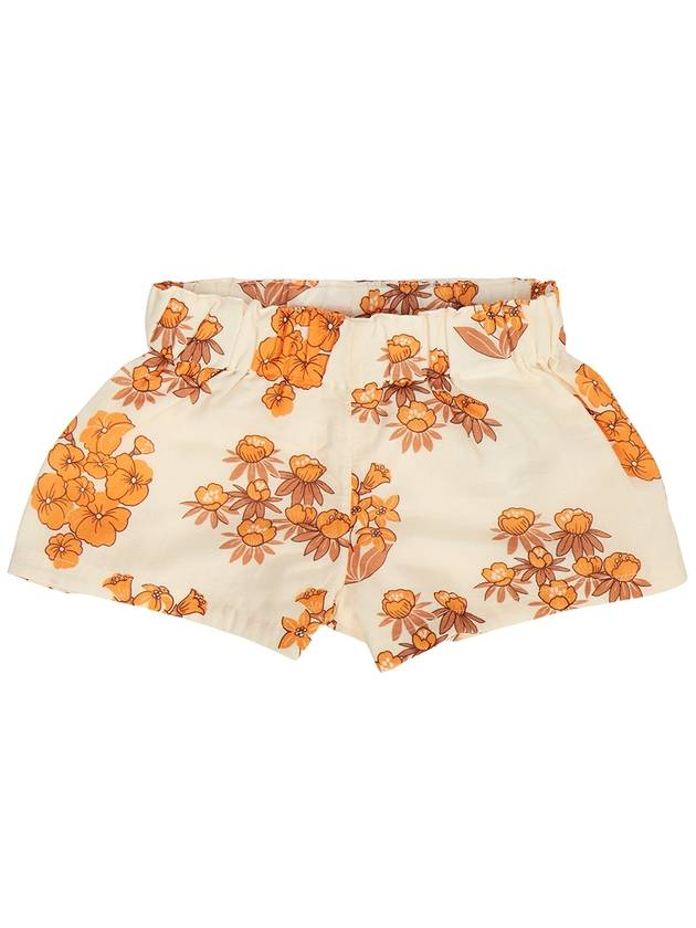 Wild Flower 2223010413 BEIGE Kids Shorts - MINI RODINI - BALAAN 1