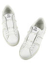 Rockstud Untitled Low-Top Sneakers White - VALENTINO - BALAAN 5