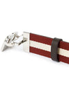 Men's B Buckle Reversible Belt Red White - BALLY - BALAAN 6