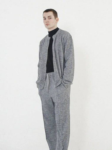 Essential Round Cardigan Zip Up Grey - CHANCE'S NOI - BALAAN 1