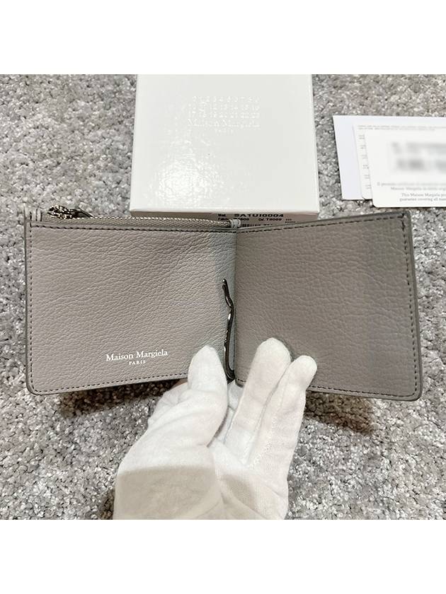 4 Stitch Slim Card Wallet Ash - MAISON MARGIELA - BALAAN 5