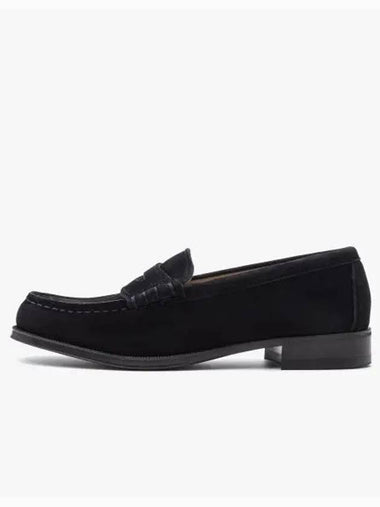 Women s nubuck penny loafer HS 304 BLACK - HARUTA - BALAAN 1