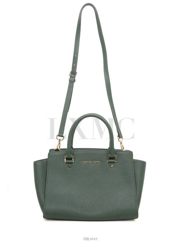 MK Brie Satchel Medium Saffiano Tote Bag - MICHAEL KORS - BALAAN 5