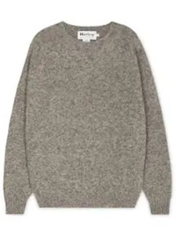 Shaggy Dog Knit Top Grey - HARLEY OF SCOTLAND - BALAAN 1