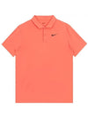 Court Dri Fit Tennis Polo Shirt Light Wild Mango - NIKE - BALAAN 3