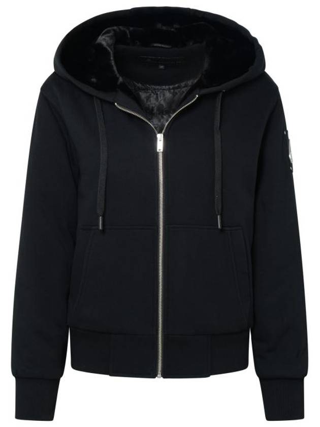 Classic Bunny 2 Zip Up Hoodie Black Lining Black - MOOSE KNUCKLES - BALAAN 2