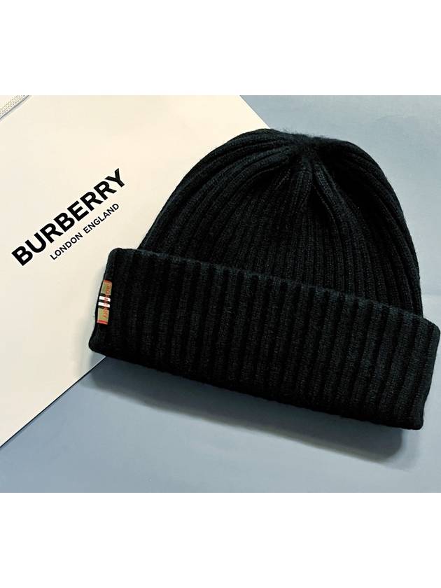 Cashmere Gentleman Beanie - BURBERRY - BALAAN 1