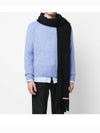 Logo Wool Fringe Scarf Black - ACNE STUDIOS - BALAAN 7