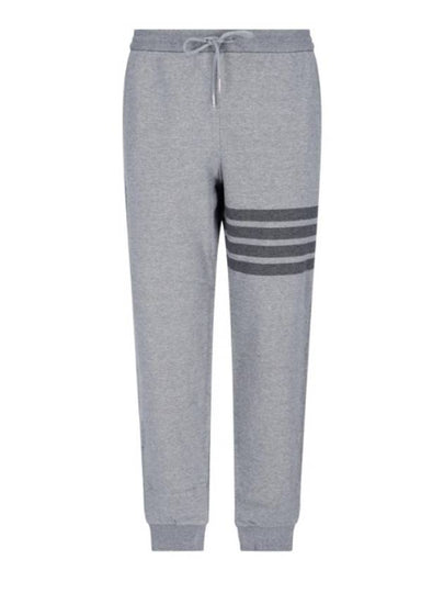 Men's Diagonal Loop Back Track Pants Medium Grey - THOM BROWNE - BALAAN 2