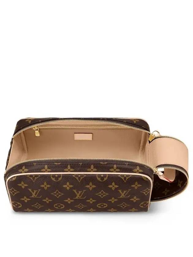 Dopp Kit Toilet Monogram Canvas Pouch Bag Brown - LOUIS VUITTON - BALAAN 4