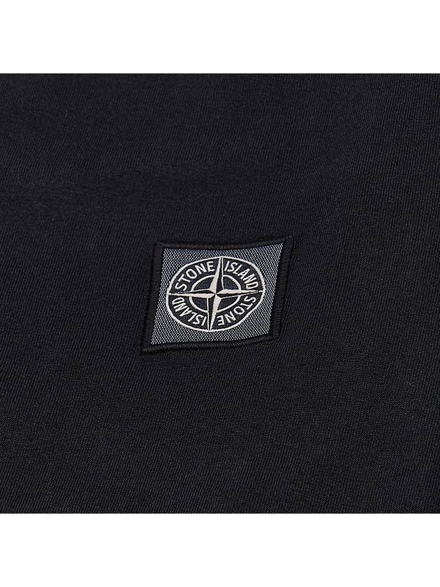 Organic Cotton Short Sleeve T-Shirt Black - STONE ISLAND - BALAAN 6