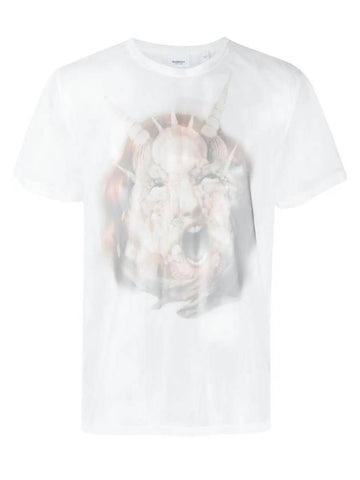 Sea Maiden Print Short Sleeve T-Shirt - BURBERRY - BALAAN 1