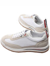 Fine Kid Suede Tech Runner White - THOM BROWNE - BALAAN 7