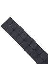 Intrecciato Triangular Buckle Leather Belt Black - BOTTEGA VENETA - BALAAN.