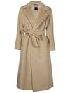 23FW TEMPERA Belted Wool Coat Camel 2350161233 002 - MAX MARA - BALAAN 1