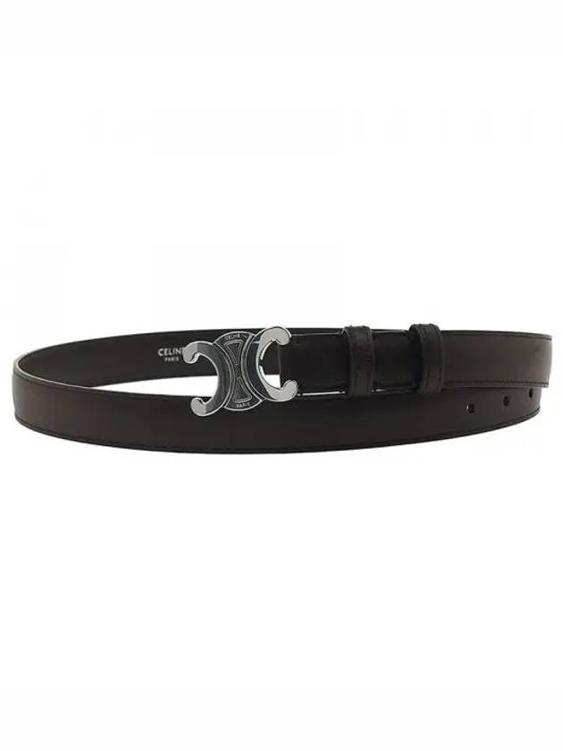 Medium Triomphe Natural Calfskin Belt Brown - CELINE - BALAAN 2