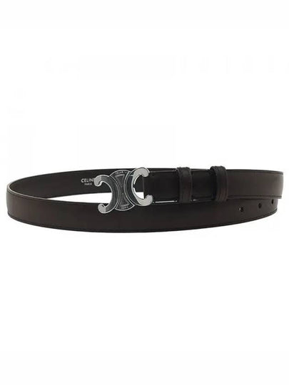 Medium Triomphe Natural Calfskin Belt Brown - CELINE - BALAAN 2