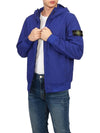 Soft Shell RE Dye Technology Hooded Jacket Blue - STONE ISLAND - BALAAN 7