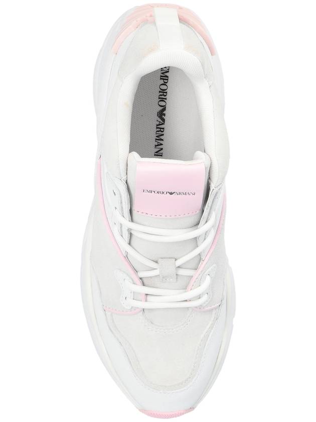 Emporio Armani Sneakers With Logo, Women's, White - EMPORIO ARMANI - BALAAN 6