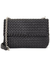 Olimpia Shoulder Bag Black - BOTTEGA VENETA - BALAAN 3