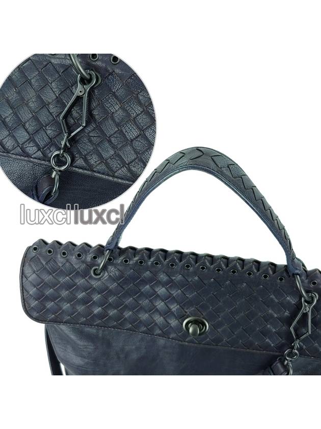 Mesh top handle tote bag strap briefcase unisex - BOTTEGA VENETA - BALAAN 7