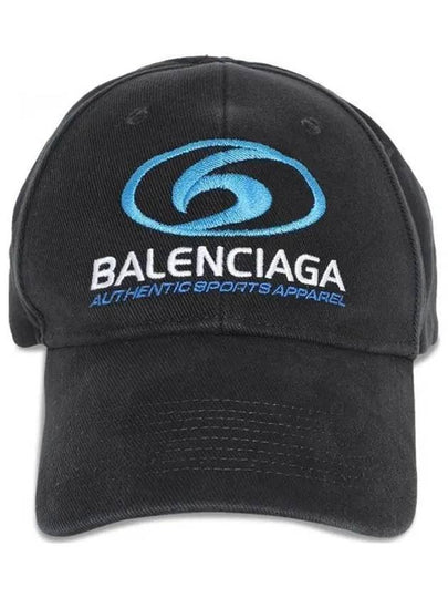 Embroided Logo Ball Cap Black - BALENCIAGA - BALAAN 2