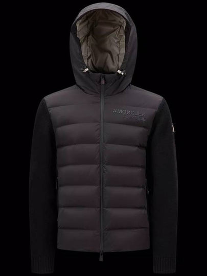 Grenoble Padding Cardigan Black - MONCLER - BALAAN 2