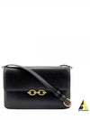 Le Maillon Smooth Leather Satchel Shoulder Bag Black - SAINT LAURENT - BALAAN 2