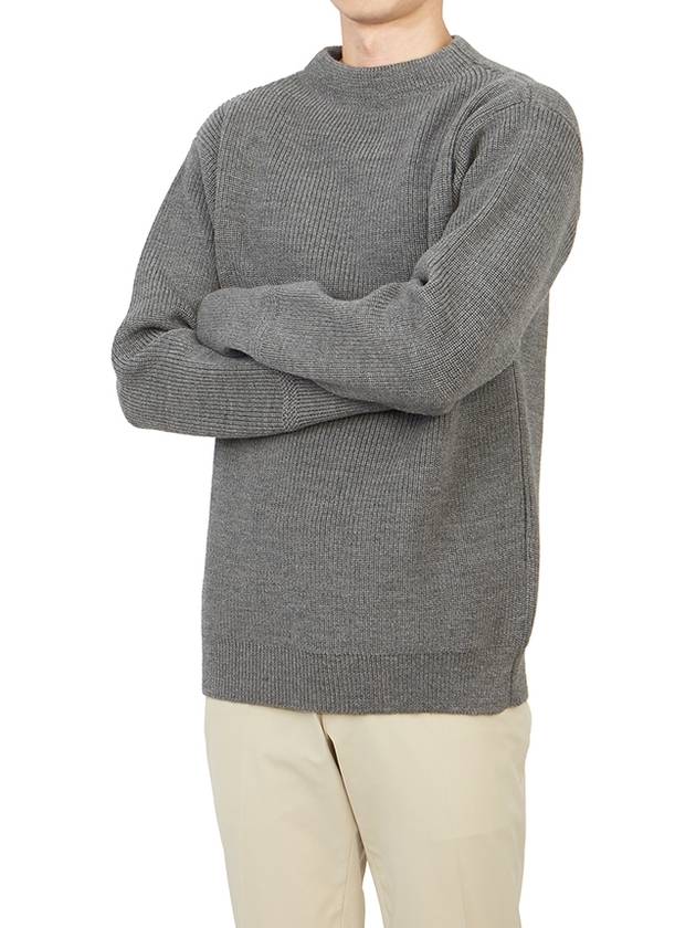 Sailor Crew Neck Knit Top Gray - ANDERSEN-ANDERSEN - BALAAN 6