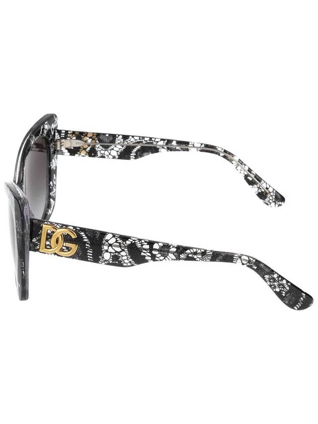 Eyewear Lace Detail Cat Eye Frame Sunglasses DG4405 - DOLCE&GABBANA - BALAAN 4