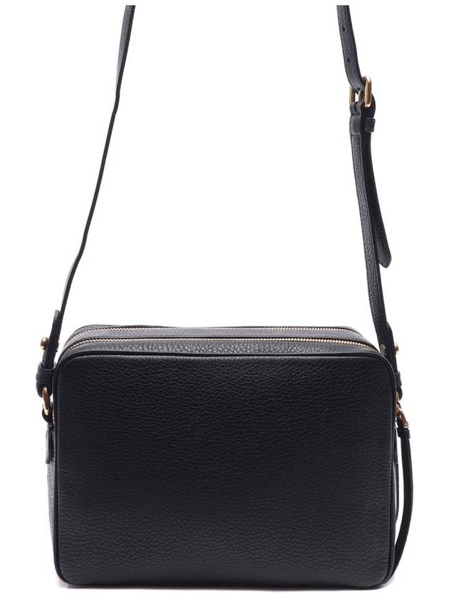 Vitello Phoenix Double Zipper Cross Bag Black - PRADA - BALAAN 5