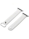 Michael Kors Apple Watch Band White MKS8024 - MICHAEL KORS - BALAAN 2